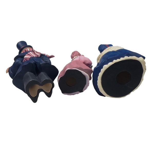 Victorian Ceramic Figurines Family Christmas Carolers Singers Decor Display - Picture 14 of 14